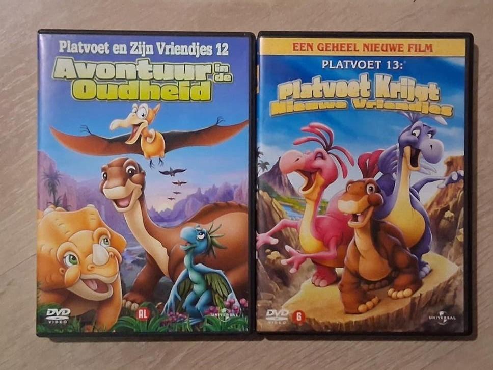2 DVD de Platvoet et ses amis (parties 12 et 13), Enlèvement ou Envoi, Dessin animé, Tous les âges, Américain