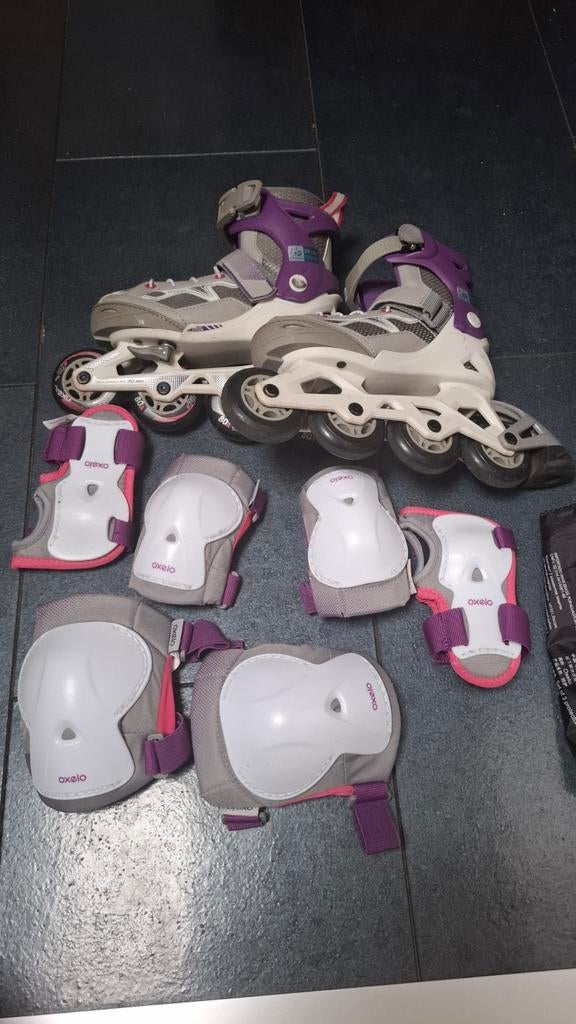 Skates oxelo fit.3 junior maat 29/32+ bescherming, Enlèvement
