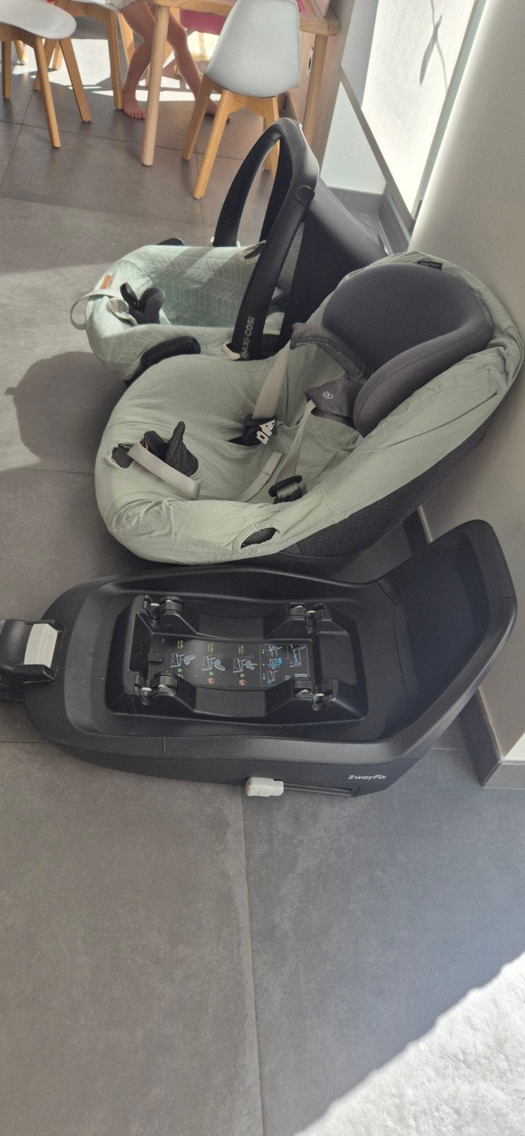 2way fix met maxi cosi en autostoel, Ophalen, Gebruikt, Maxi-Cosi, Isofix