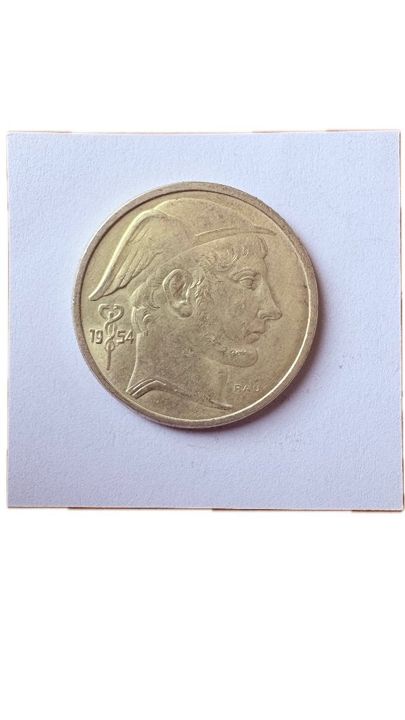BAUDOUIN I : Argent 50 Francs 1954F, Enlèvement ou Envoi, Argent, Argent