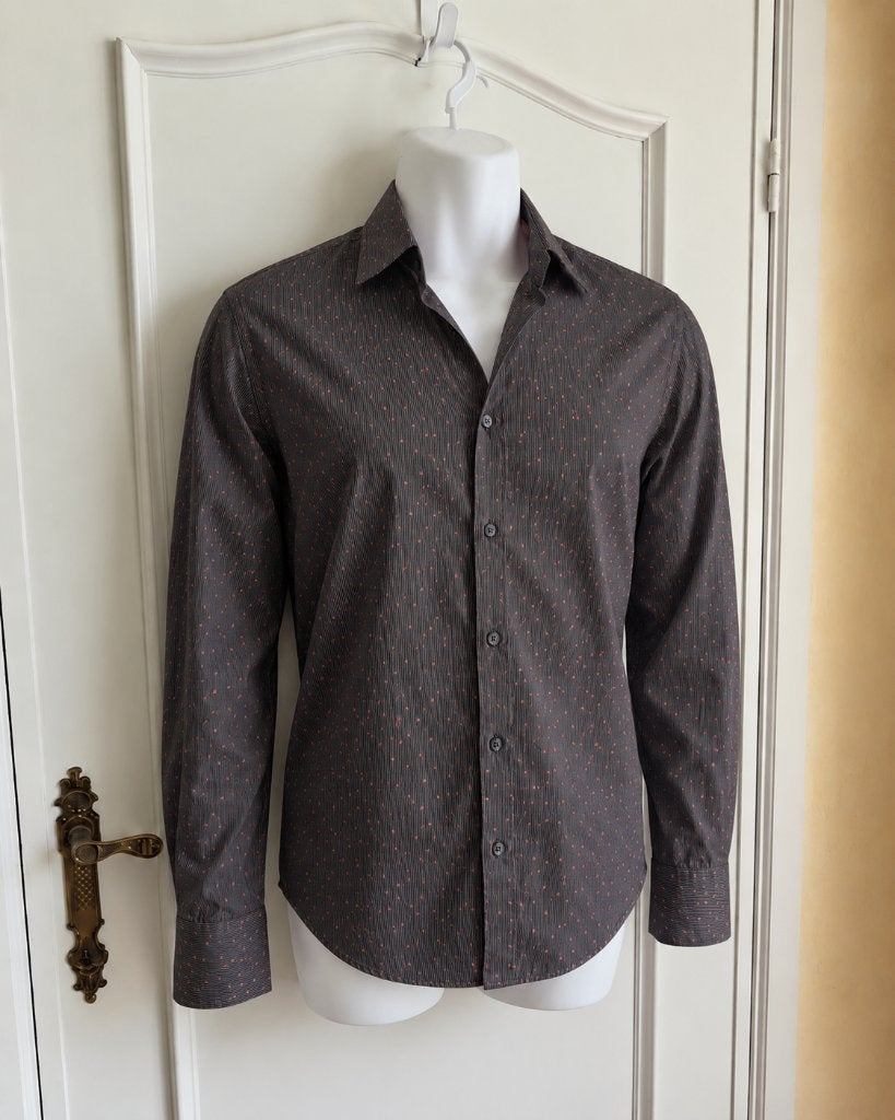 BOSS Hugo Boss slim fit overhemd – maat M, Meerkleurig, Zo goed als nieuw, Hugo Boss, Halswijdte 39/40 (M)