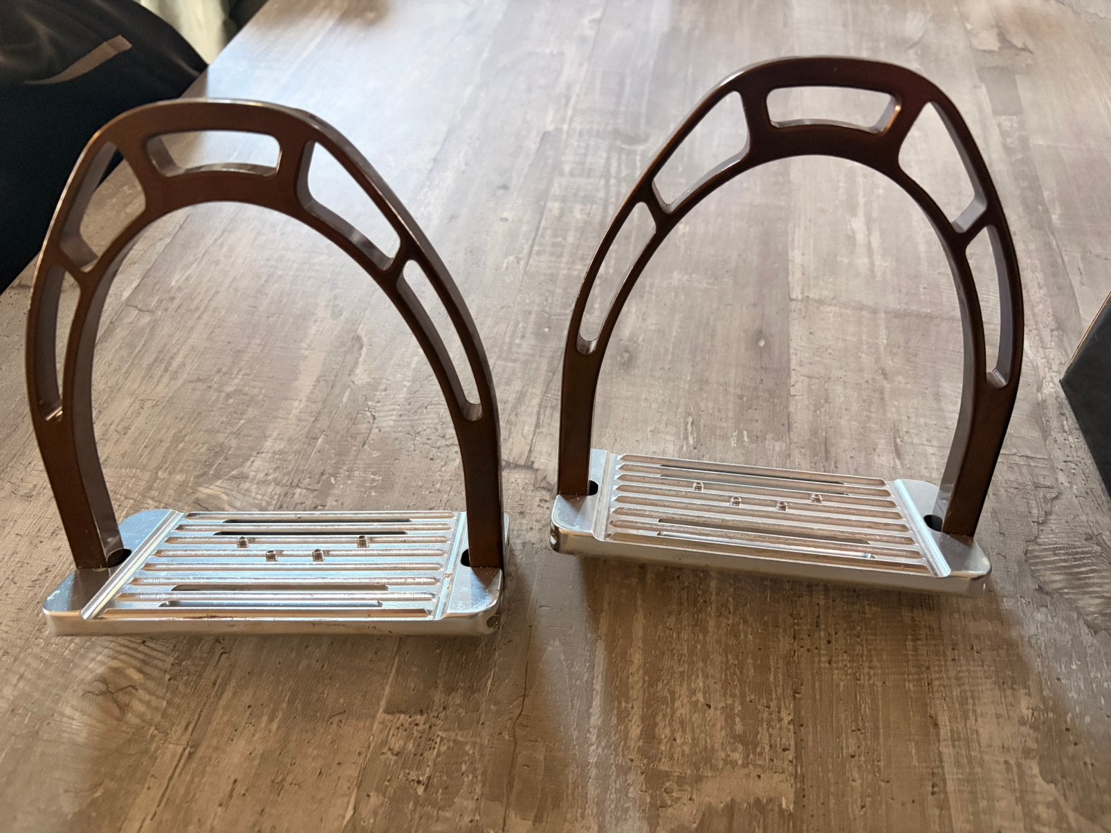 Acavallo aluminium stijgbeugels, Ophalen, Zo goed als nieuw
