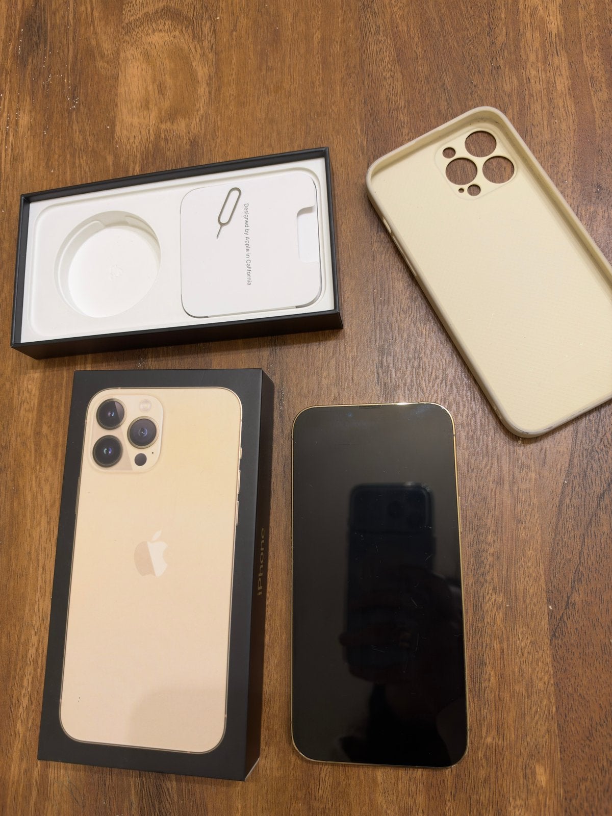 Iphone 13 Pro Max 128go, Télécoms, Avec simlock (verrouillage SIM), 128 GB, 75 %, Or