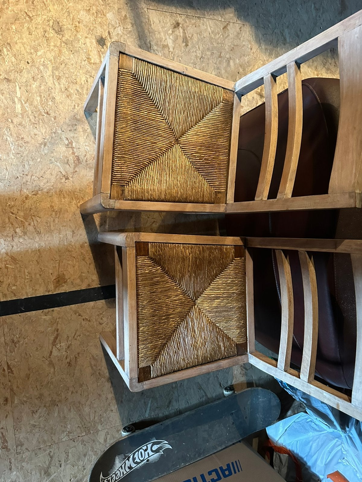 6 houten stoelen, Ophalen, Zo goed als nieuw
