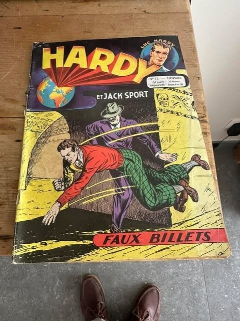 Hardy et Jack sport N 14 mensuel 1956 faux biljets, Boeken, Tijdschriften en Kranten, Ophalen of Verzenden, Gelezen, Overige typen
