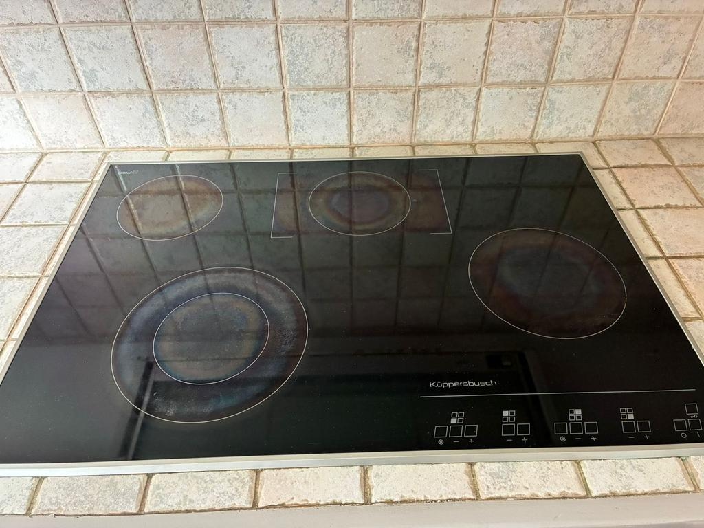 Halogeen kookvuur merk kuppersbusch, Electroménager, Tables de cuisson, Classe énergétique A ou plus économe, 4 zones de cuisson