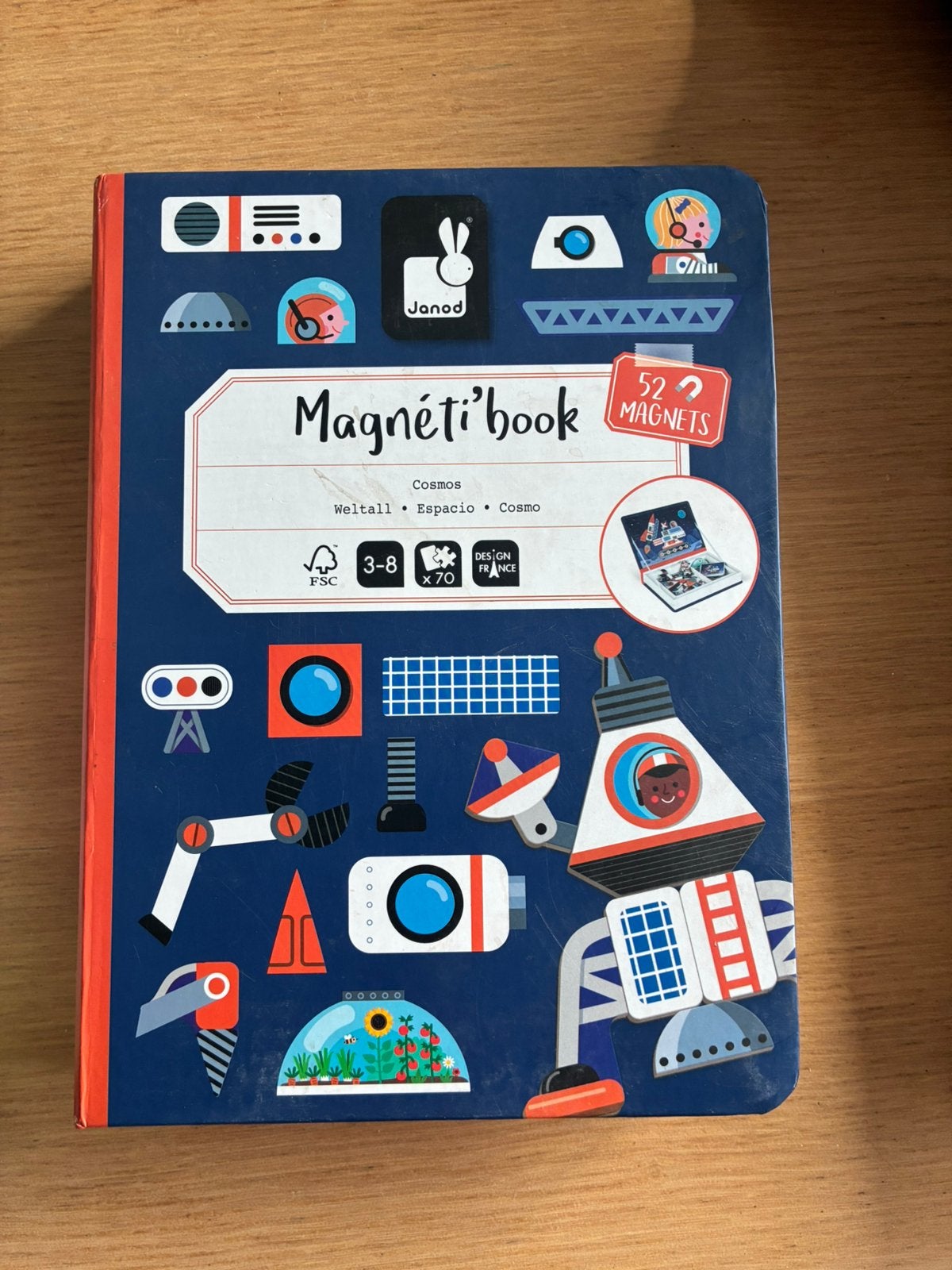 Magneetboek ruimte, Hobby en Vrije tijd, Ophalen, Zo goed als nieuw
