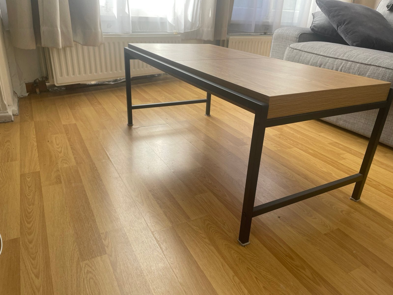 Table de salon, Maison & Meubles, 100 à 150 cm, Autres essences de bois, Comme neuf, Enlèvement
