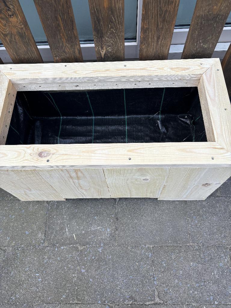 Robuuste steigerhouten plantenbak 80x40x40 cm, Neuf, Enlèvement ou Envoi, Rijkevorsel, Rectangulaire