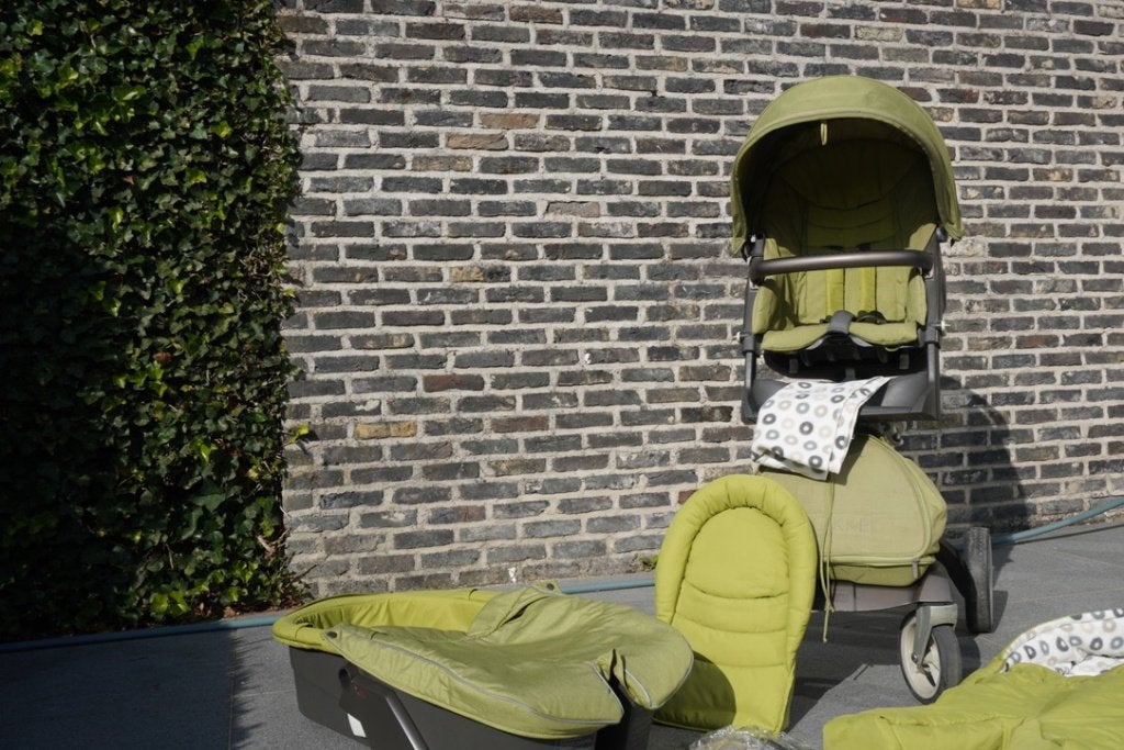 Stokke kinderwagen set, Kinderen en Baby's, Zo goed als nieuw, Combiwagen, Verstelbare duwstang, Ophalen