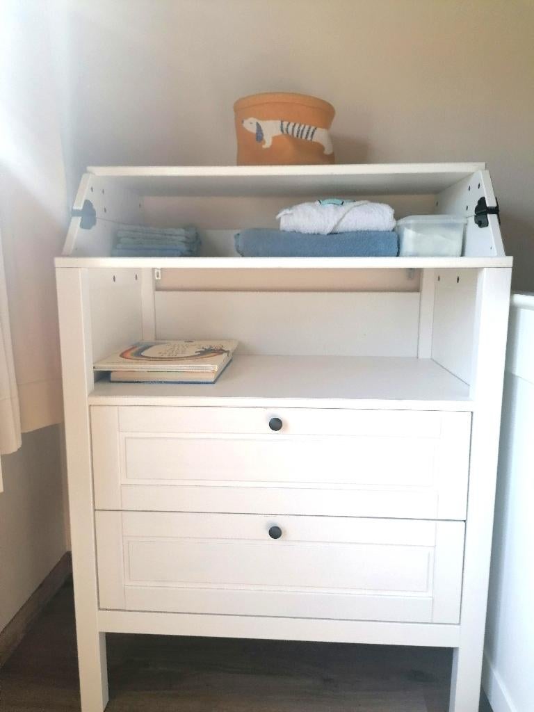Commode pour bébé et table à langer, 90 à 105 cm, Comme neuf, Enlèvement, 75 à 100 cm