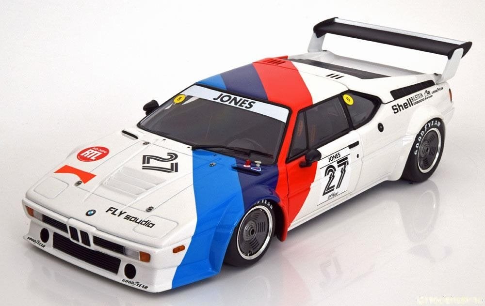 BMW M1 E26 Procar #27 A. Jones 1979 Minichamps 1/18 ZGAN, Hobby & Loisirs créatifs, Enlèvement ou Envoi, Comme neuf, Voiture, MiniChamps