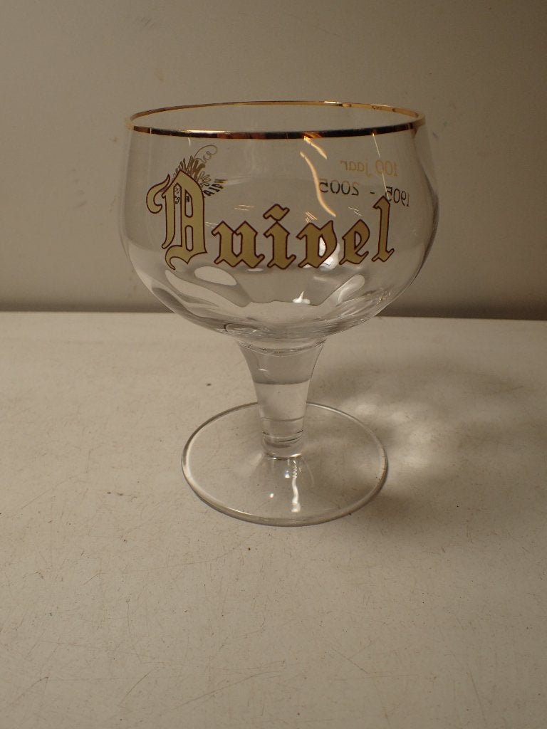 Bierglas Duivel Halle, Ophalen of Verzenden, Zo goed als nieuw, Glas of Glazen, Overige merken