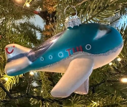 TUI Fly Belgium Vliegtuig kerstbal, Ophalen, Nieuw, Overige typen