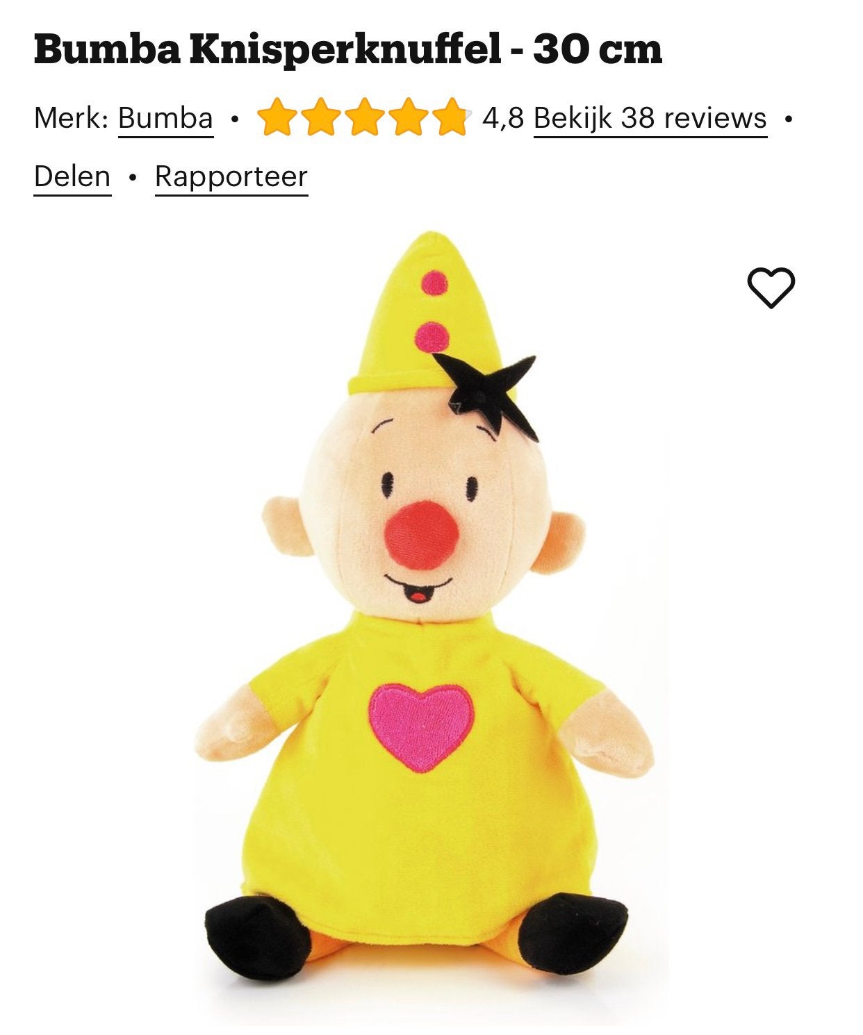 Bumba studio 100, Ophalen, Zo goed als nieuw