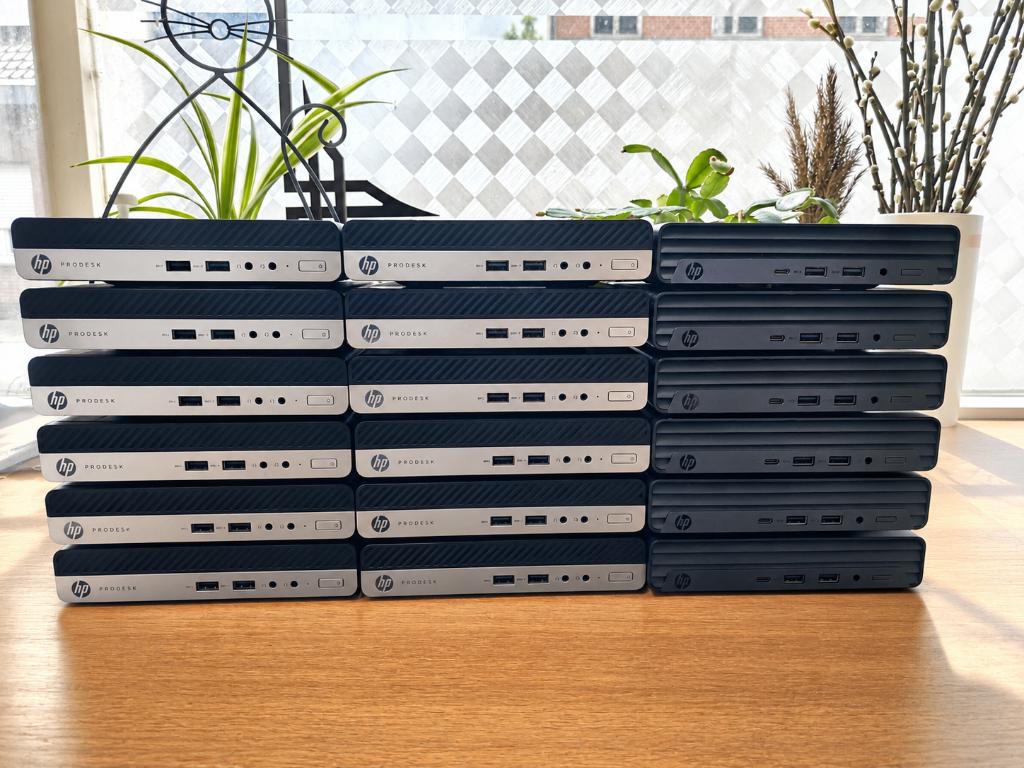 Lot HP Mini PC's ProDesk/EliteDesk Geen Opslag, Enlèvement ou Envoi, Reconditionné, 4 Ghz ou plus, HP