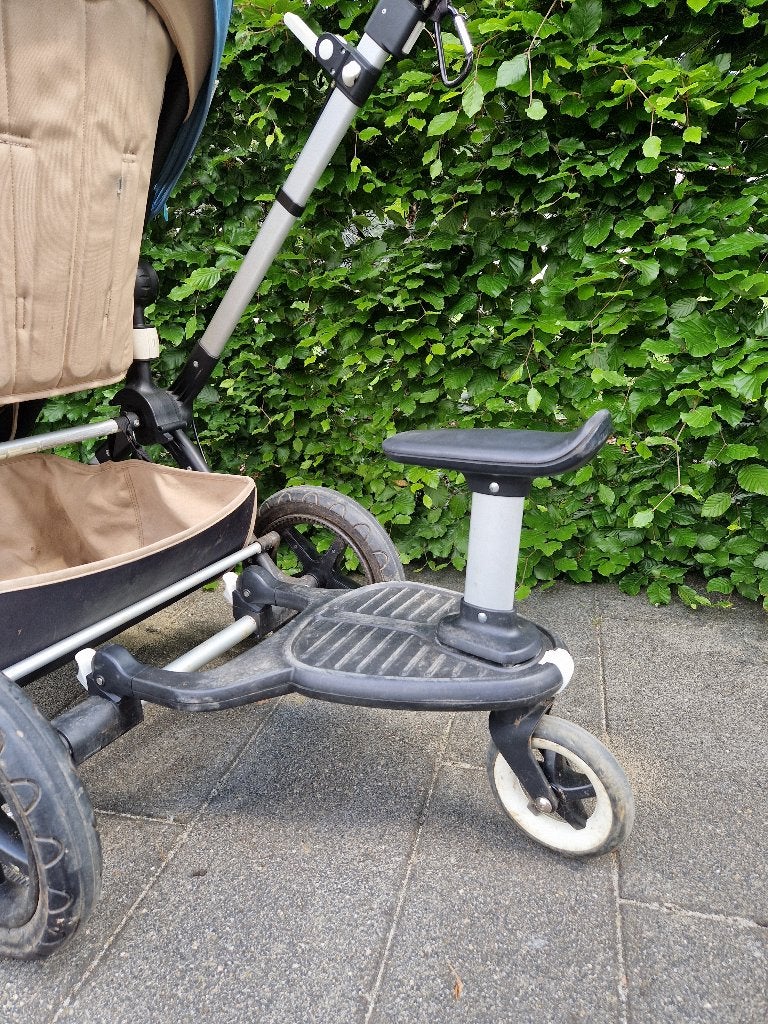 Bugaboo meerijdplankje met zitje, Ophalen, Gebruikt, Kinderwagen, Bugaboo
