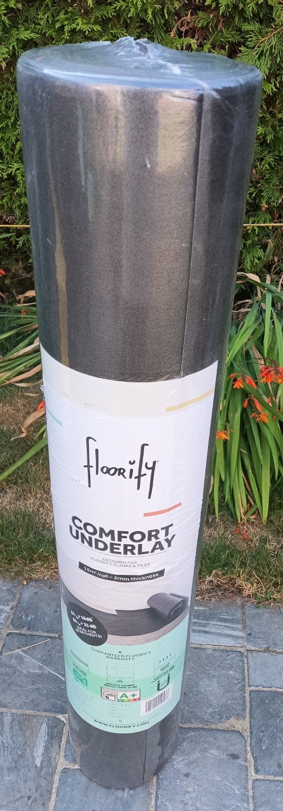Floorify Comfort Underlay - geluiddempende ondervloer, Doe-het-zelf en Bouw, Vloerdelen en Plavuizen, Ophalen, Nieuw, Vloerdelen of -planken