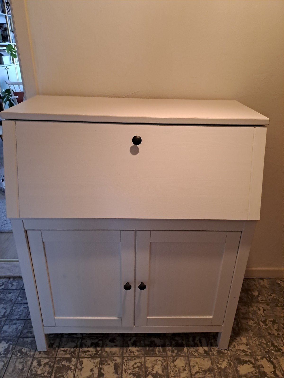 bureau secretaire Hemnes IKEA kleur wit 89 cm, Huis en Inrichting, Ophalen