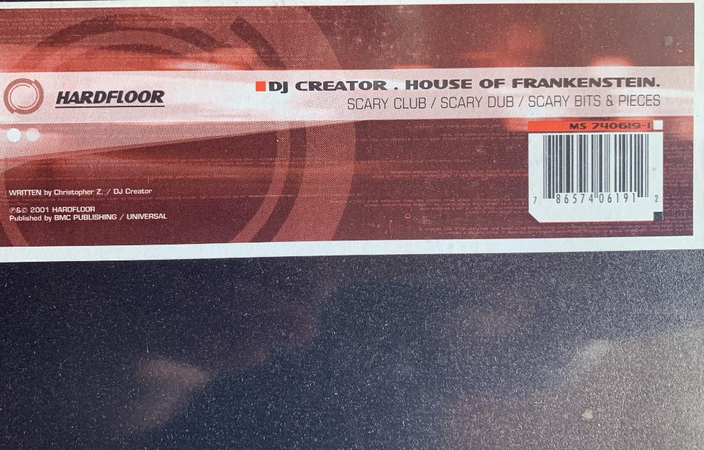 DJ Creator – House Of Frankenstein, Ophalen of Verzenden