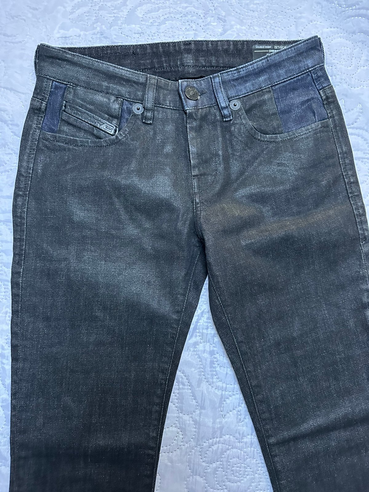 Originele DIESEL D-Lyla W25 L32 (Fr 34) slanke jeans, Verzenden, Zo goed als nieuw, Zwart, W27 (confectie 34) of kleiner