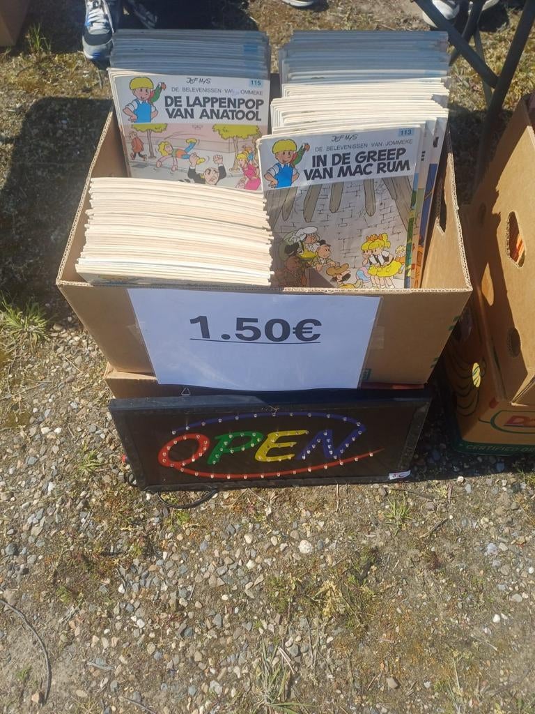 Jommeke strips, Ophalen