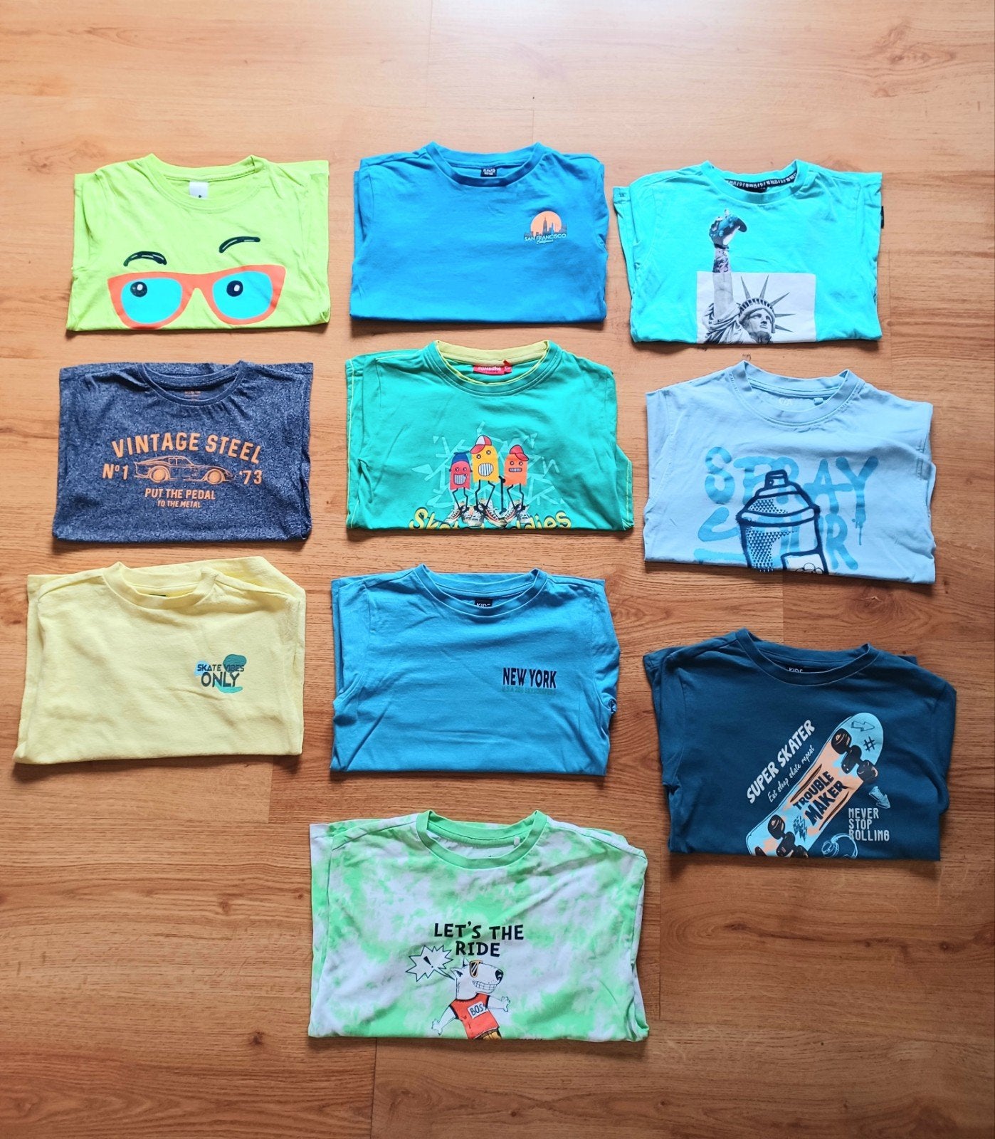 Pakket T-shirts jongens maat 122-128, Kinderen en Baby's, Ophalen, Gebruikt, Jongen, Shirt of Longsleeve