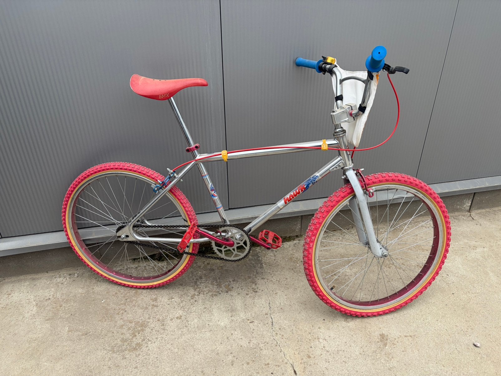 Old school bmx, Fietsen en Brommers, Ophalen, Gebruikt, Velgrem, 20 tot 24 inch