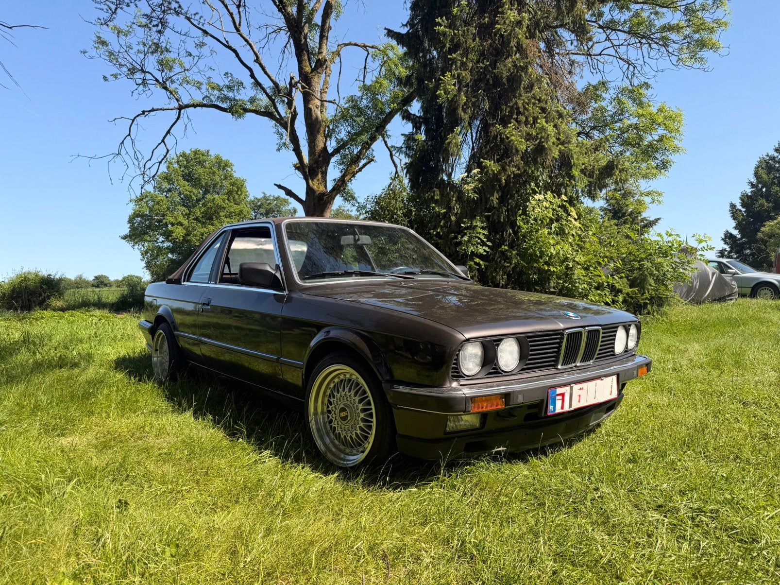 BMW E30 Bauer 1985, Auto's, BMW, Leder en Stof, Bruin, Handgeschakeld, Particulier