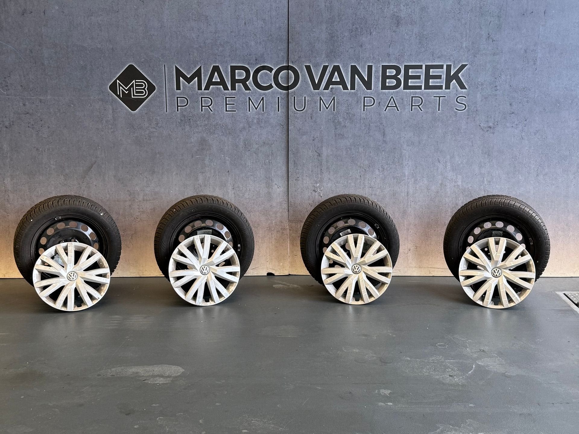 16 Inch winter wielen set Volkswagen Golf 5 6 7, Auto-onderdelen, Banden en Velgen, Ophalen, Gebruikt, -, -