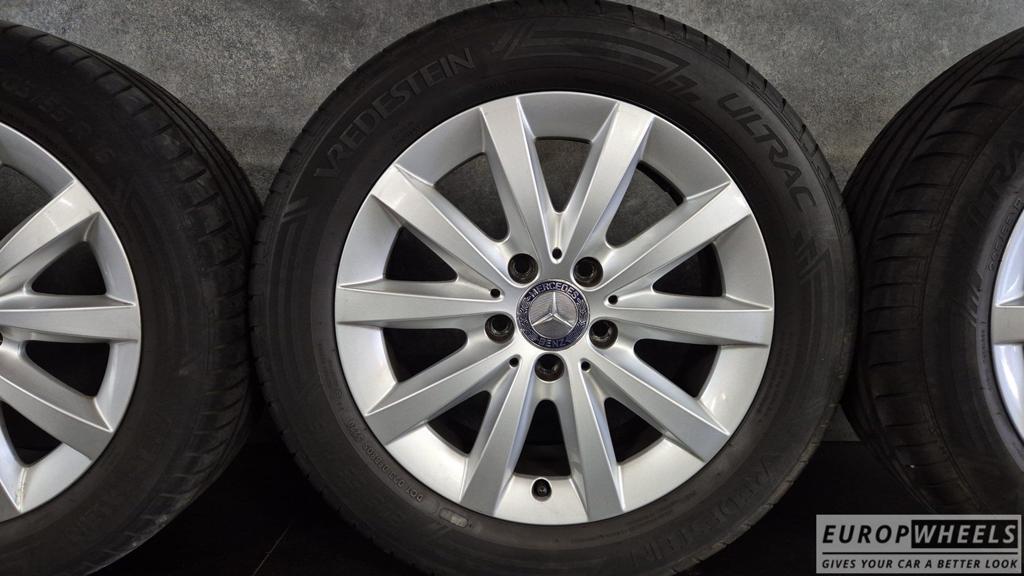 16 inch Mercedes A B CLA Klasse W246 W177 zomerbanden, Gebruikt, -, Banden en Velgen, Zomerbanden