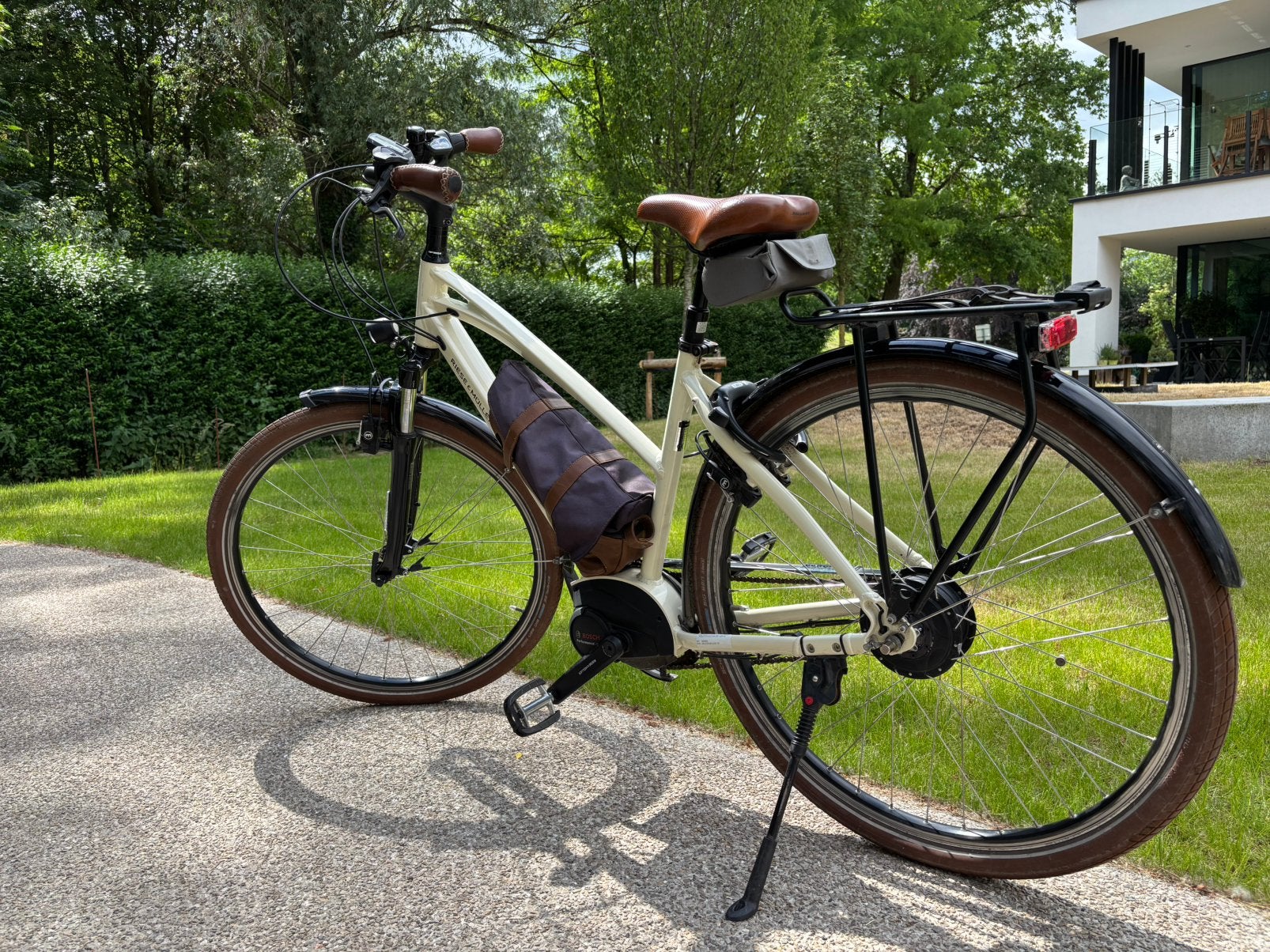 Riese&Muller elektrische fiets, kleur Cream, grootte 50, Vélos & Vélomoteurs, Vélos électriques, Riese & Müller, 47 à 51 cm, 50 km par batterie ou plus