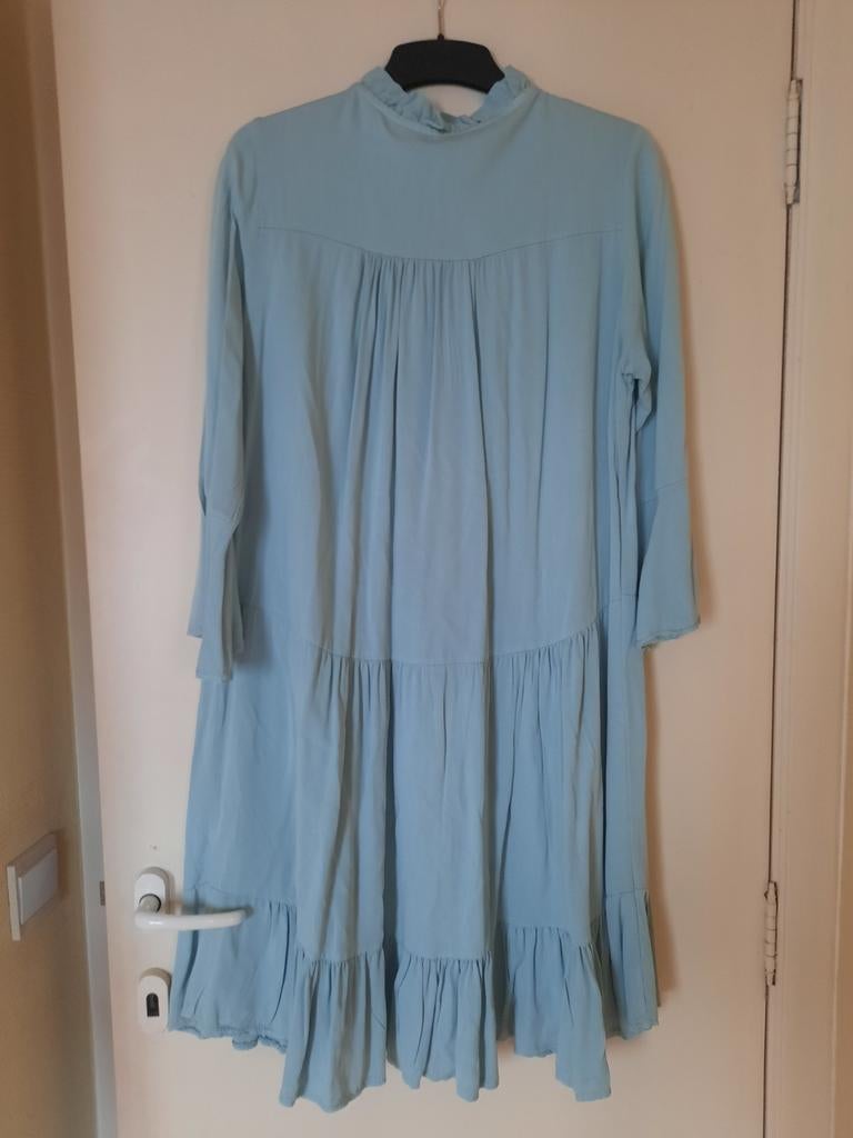 Zomerjurkje, Ophalen of Verzenden, Zo goed als nieuw, Maat 42/44 (L), Blauw