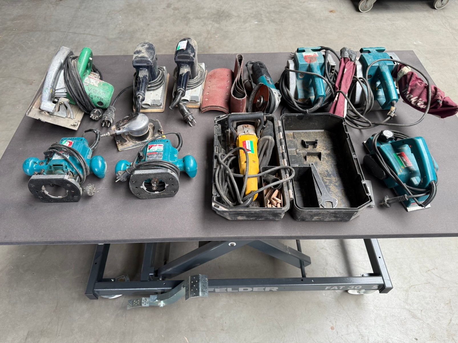 Lot houtbewerking machines te koop, Enlèvement