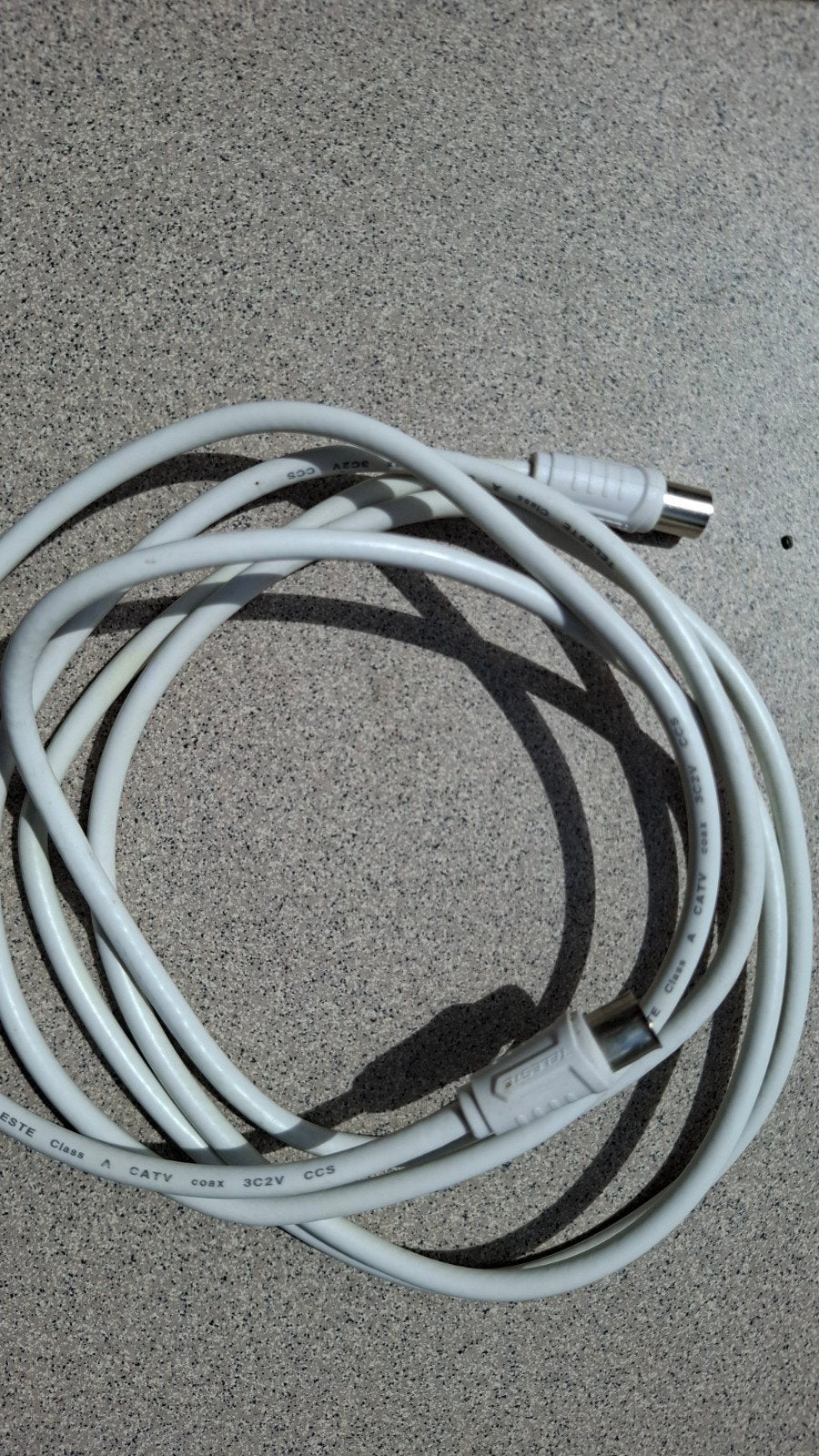 Cable tv coaxial, Enlèvement