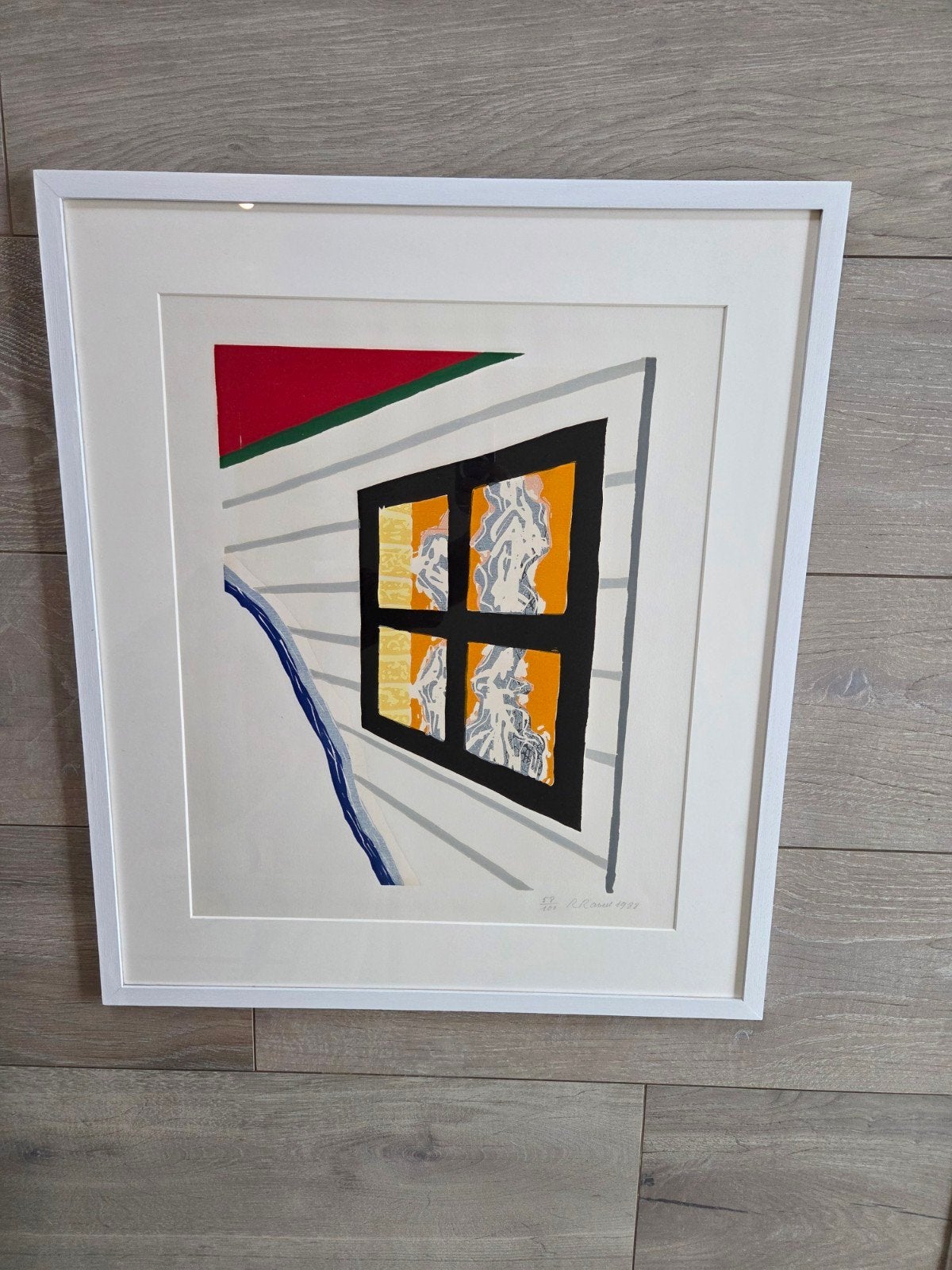 Roger Raveel, les fenetres a Tourves., Numéroté, Enlèvement ou Envoi