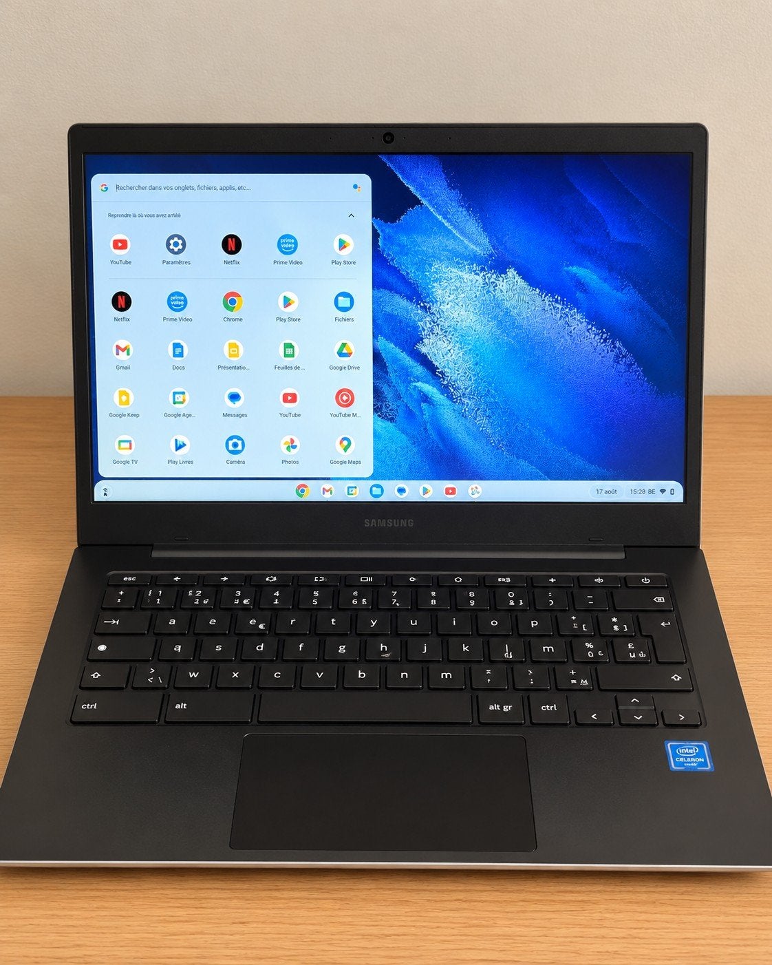 Samsung Galaxy Chromebook Go 14" neuf.

Je l’ai reçu dans le, Informatique & Logiciels, Enlèvement, 14 pouces, 4 GB