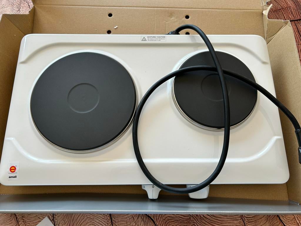 Plaque de cuisson double - neuve, Electroménager, Tables de cuisson, Neuf, À Poser, Enlèvement