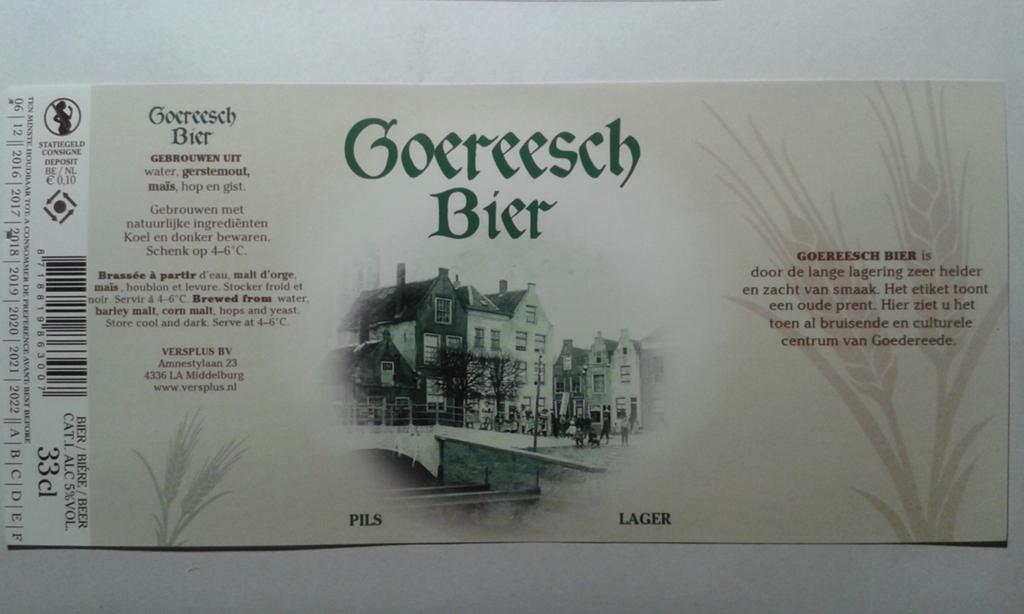 Étiquette de bière « Bière Goereesch » (brasserie Scheldt), Enlèvement ou Envoi, Neuf
