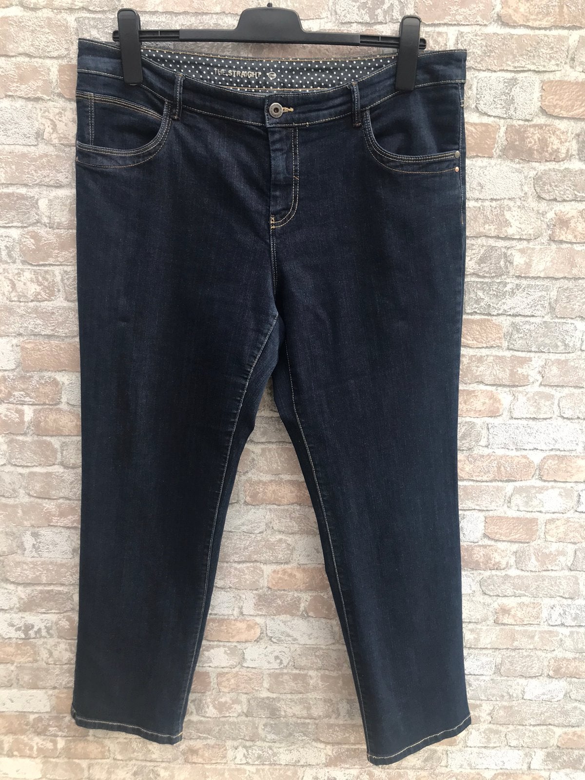 Jeans voor dames te koop. Kleur: donkerblauw., Kleding | Dames, Gedragen, Blauw