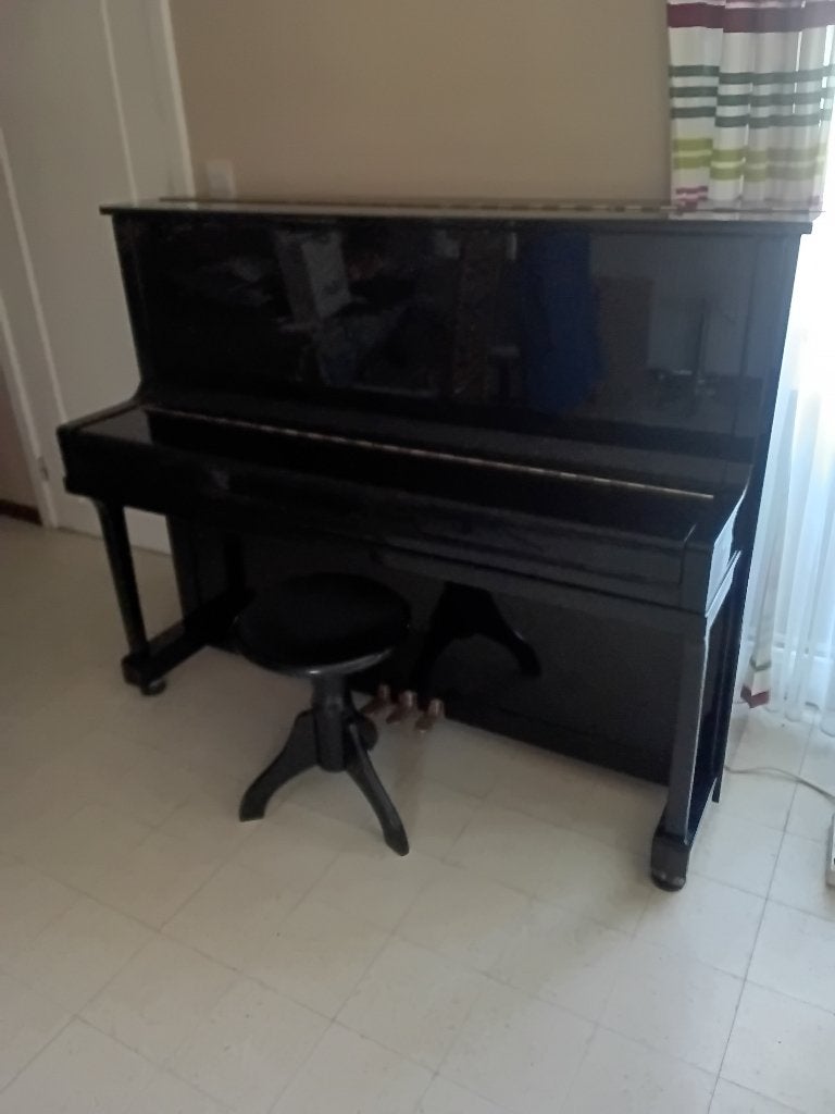 PIANO, Musique & Instruments, Pianos, Enlèvement, Utilisé, Noir, Piano