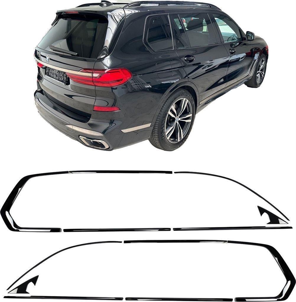 Shadow Line Raam lijsten Glans Zwart voor Bmw X7 G07, Verzenden