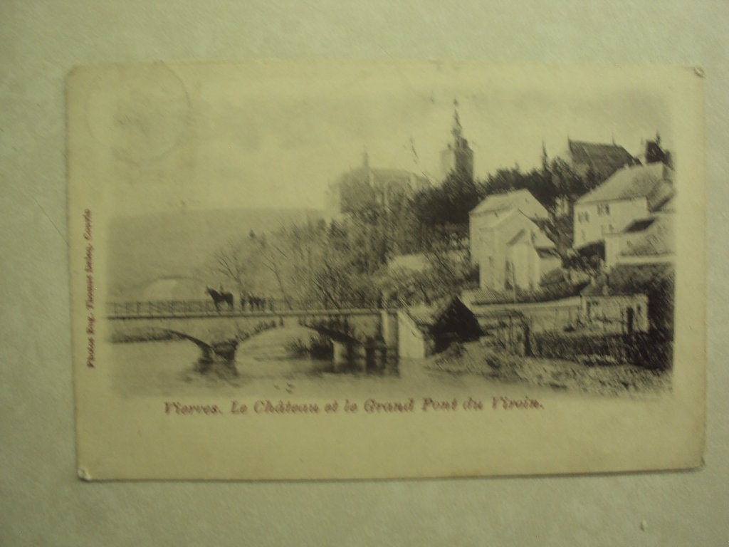 57205 - VIERVES - LE CHATEAU ET LE GRAND PONT DU VIROIN, Envoi