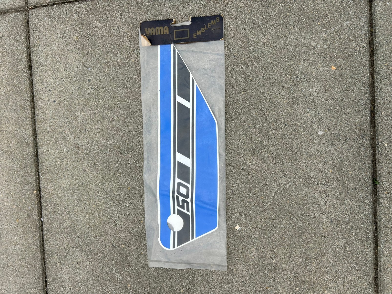 ZIJKAPDEKSELSTICKERSET YAMAHA FS1 1J5 BLAUW, Fietsen en Brommers, Brommers | Oldtimers, Ophalen, Yamaha