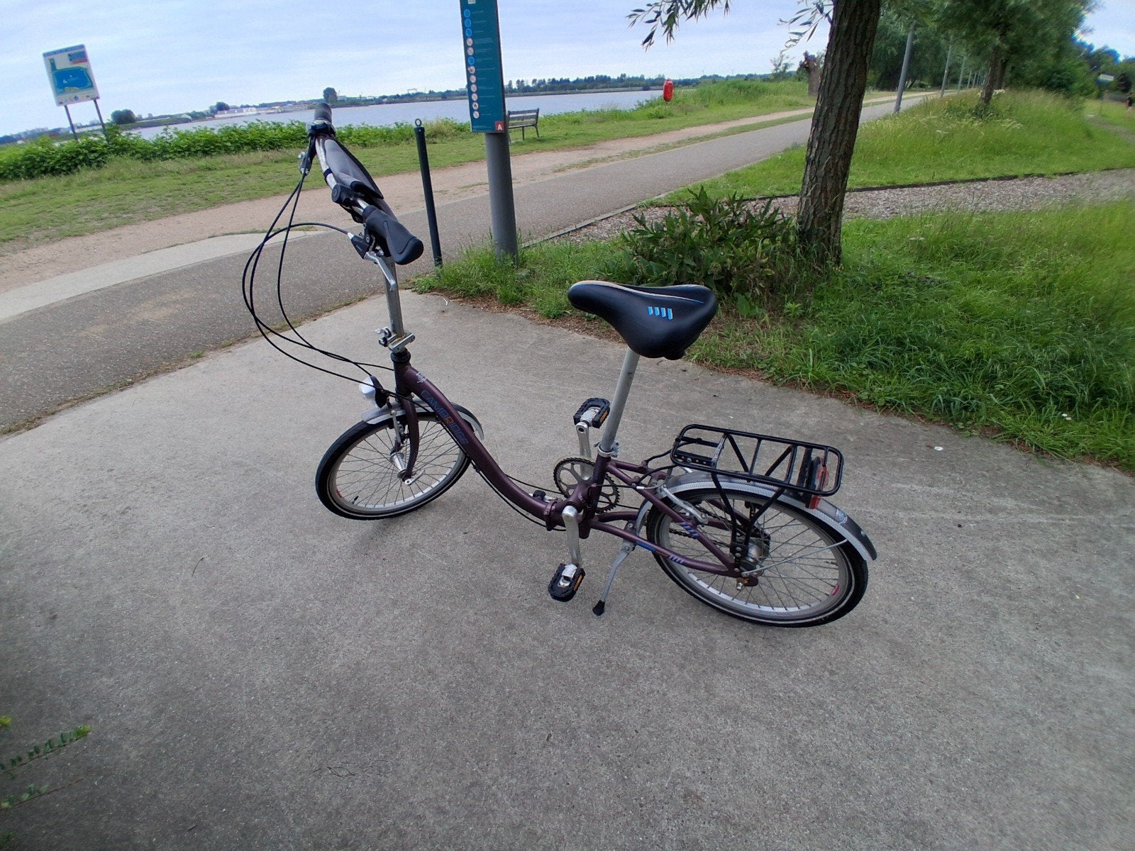 Vouwfiets plooien, Vélos & Vélomoteurs, Vélos | Vélos pliables, Enlèvement