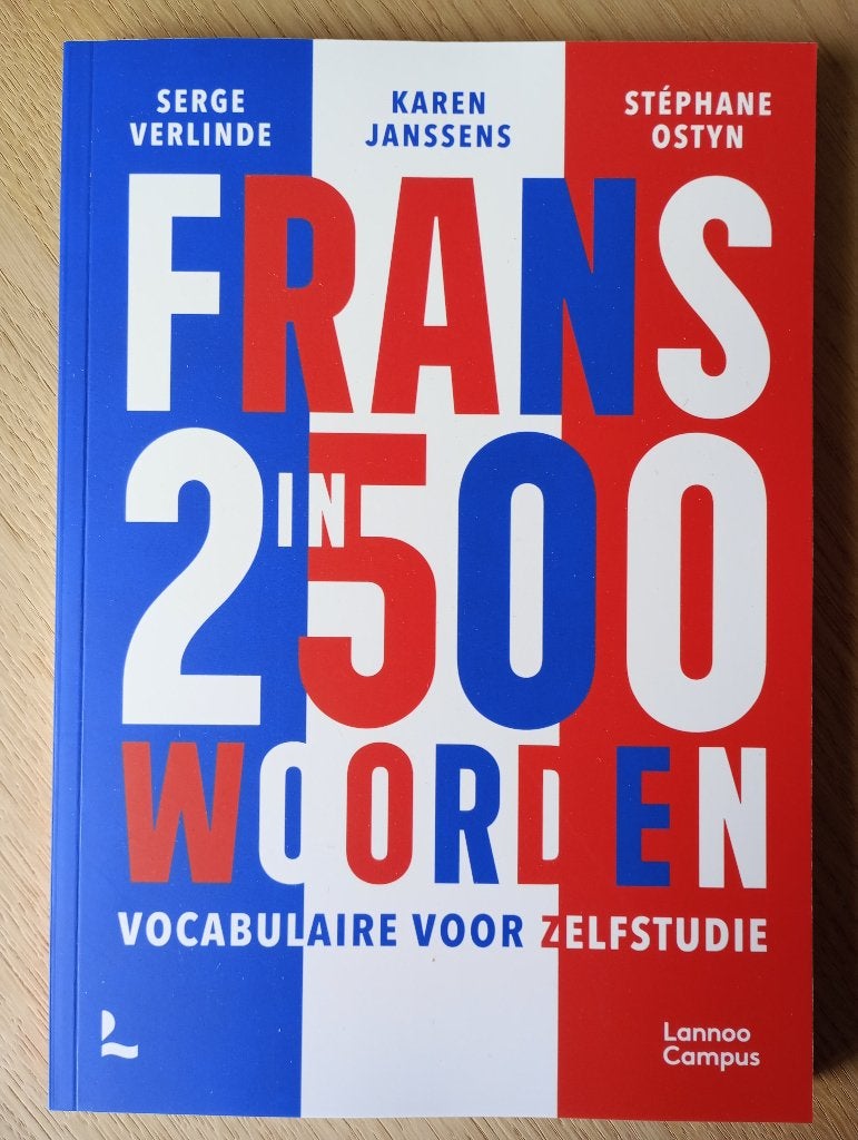 Frans in 2500 woorden, Boeken, Frans, ASO, Nieuw, Serge Verlinde, Karen Janssens, Stéphane Ostyn