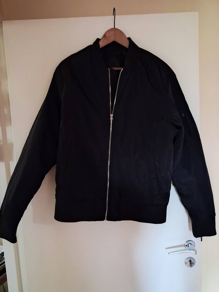 Zwart bomberjack, Ophalen, Maat 48/50 (M), Zwart, Nieuw