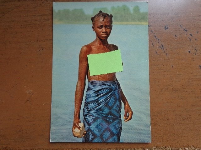 Postkaart Naakt - Jeune fille, Verzenden, Ongelopen, Overige thema's