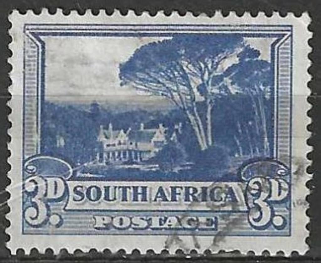 Zuid-Afrika 1939/1940 - Yvert 113A - Groote Schuur (ST), Verzenden, Zuid-Afrika, Gestempeld