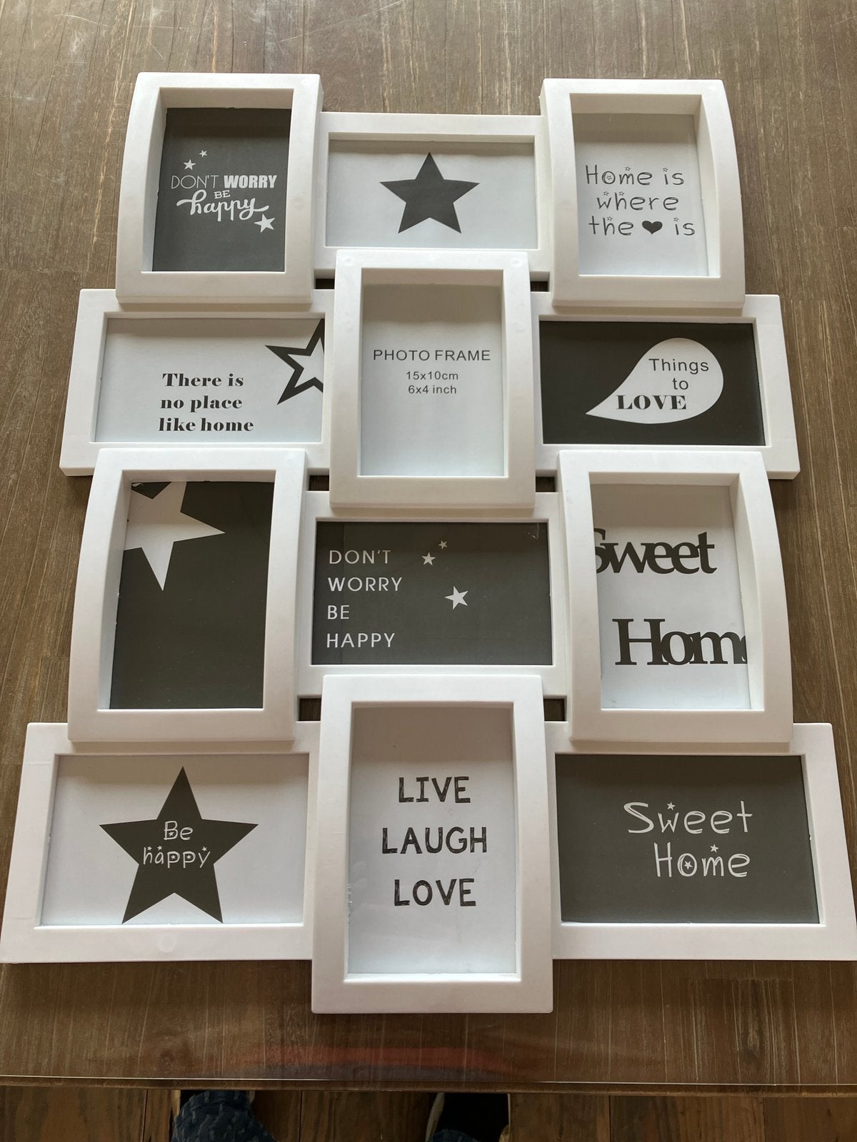 Fotolijst gratis, Ophalen, Collagefotolijst, Zo goed als nieuw, Hangend